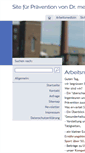 Mobile Screenshot of praevention-portal.de