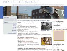 Tablet Screenshot of praevention-portal.de